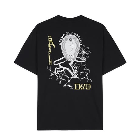 BRAIN DEAD / HIDDEN TECH T-SHIRT / BLACK