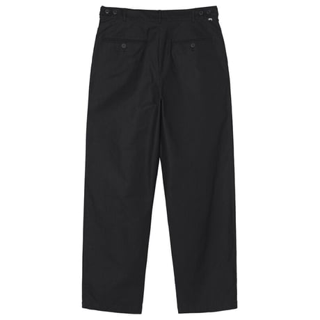 STUSSY / VOLUME PLEATED TROUSER / BLACK