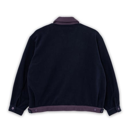 SOL soonerorlater / FLEECE WORK JACKET / NAVY