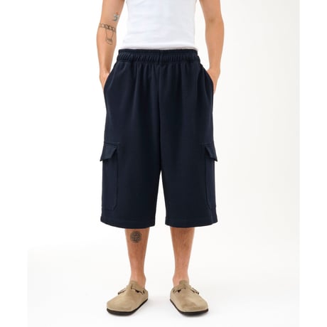 SOL soonerorlater / WAFFLE CARGO SHORTS / NAVY