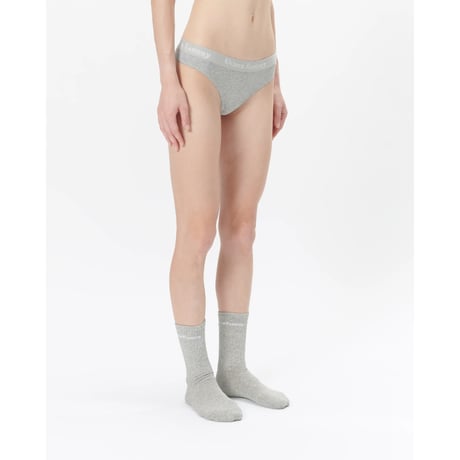VIVIEN RAMSAY / THONG (3 PACK) / HEATHER GREY