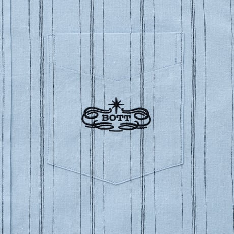 BoTT / LIGHTWEIGHT STRIPE SHIRT / LIGHT BLUE