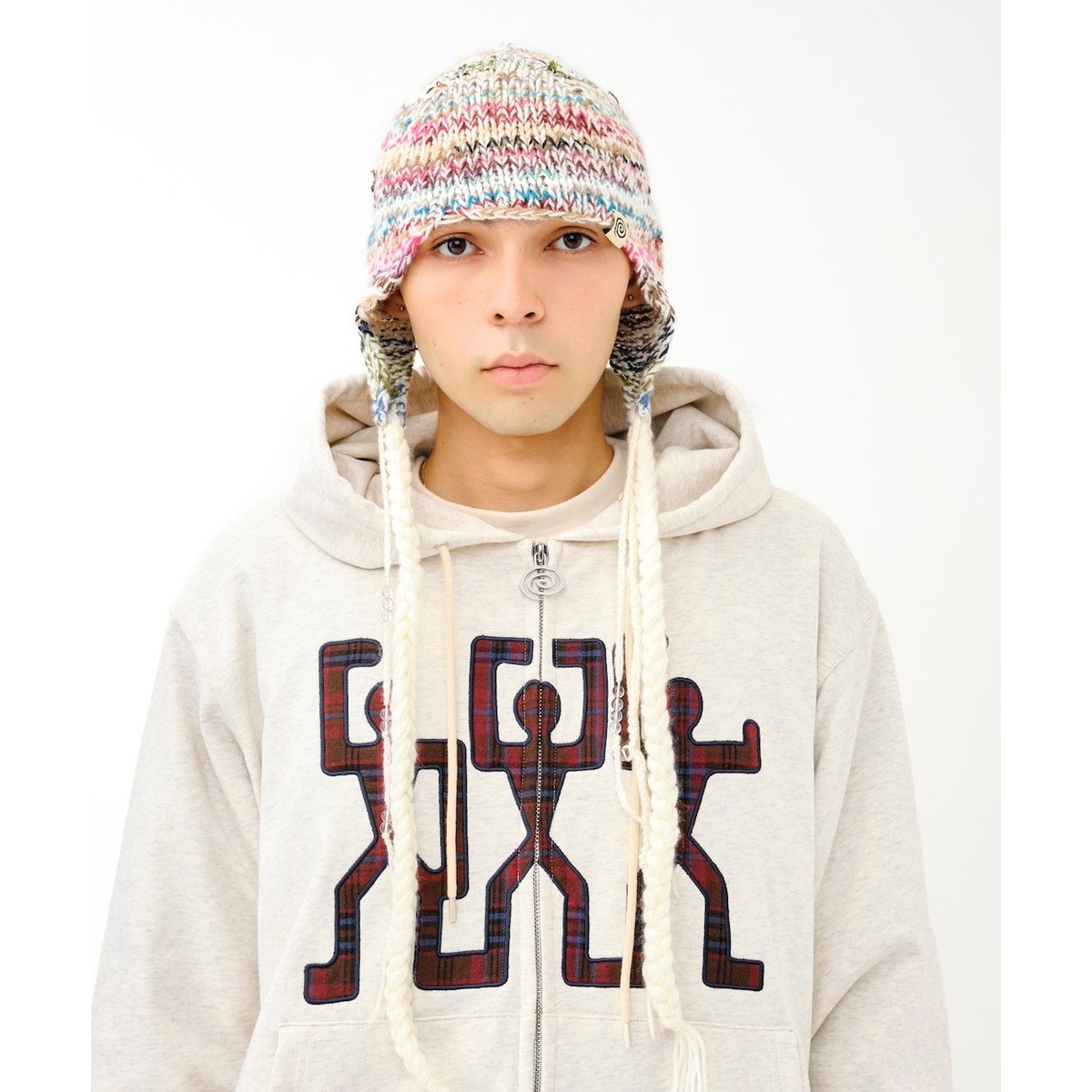 帽子 SOL soonerorlaterHAND-KNITTED FLIGHT CAP SOL soonerorlater