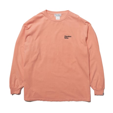 HOMBRE NINO / NEON DYE L/S PRINT TEE / ORANGE