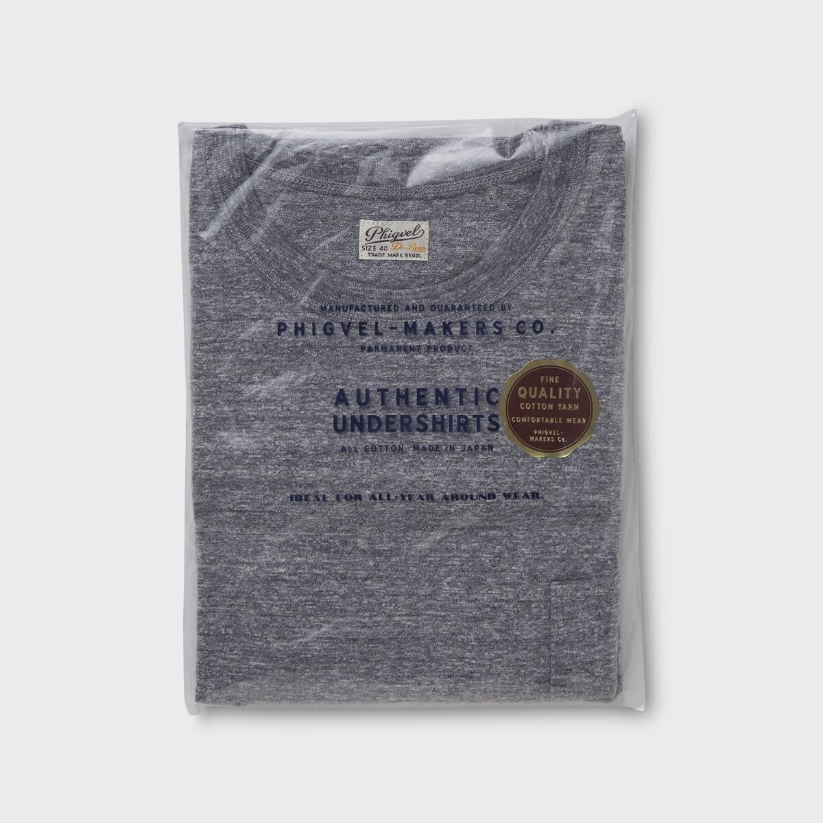 PHIGVEL MAKERS & Co. / POCKET TEE / TOP GRAY |