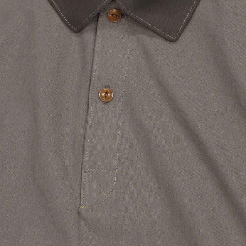 NOROLL / DRY WASHI L/S POLO / KUCHIBA | Sophomore