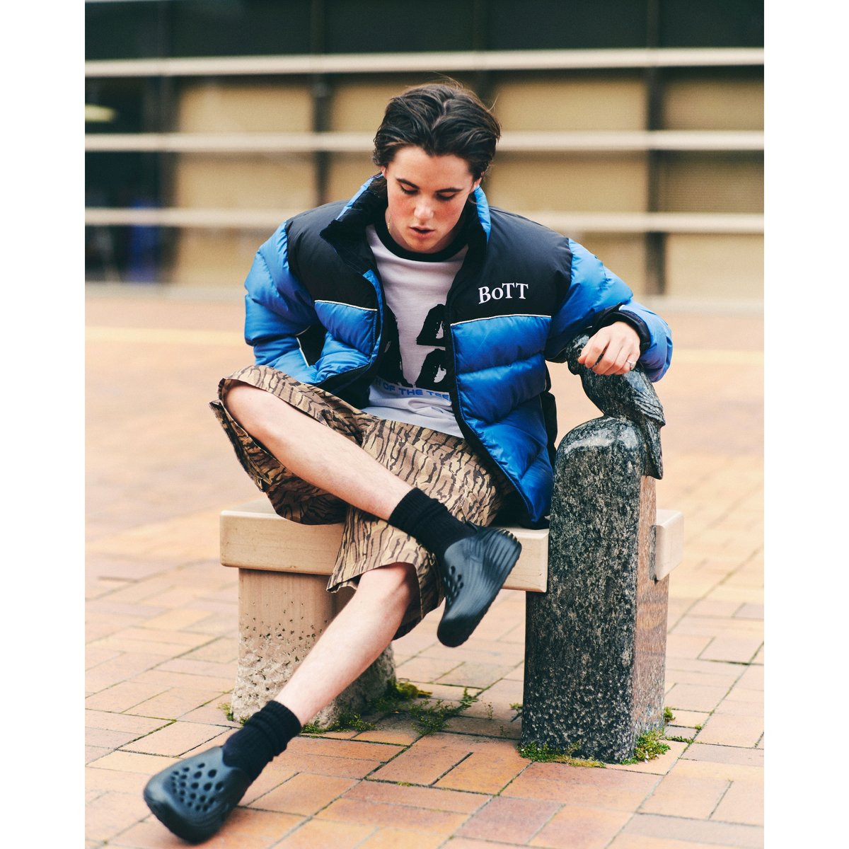 トップス BoTT / DISC RAGLAN L/S TEE / LIGHT BLUE BoTT / DISC RAGLAN L/S TEE / LIGHT BLUE | Sopho