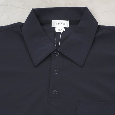 tone / SUNSHADE MOVING POLO SHIRT / BLACK
