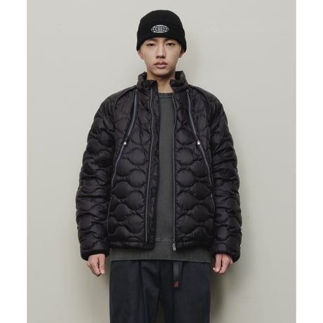 BAL / REMOVABLE SLEEVE DOWN JACKET / BLACK