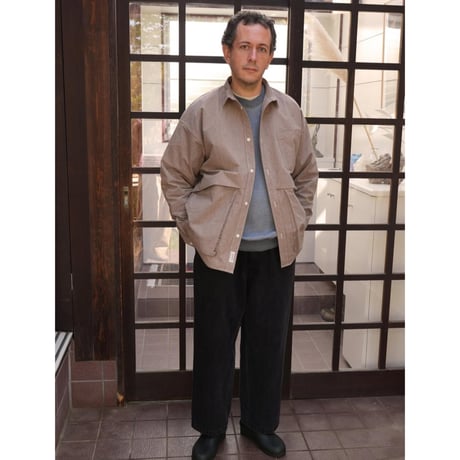 NOROLL / HWR WOOL WEATHER SHIRT / BEIGE