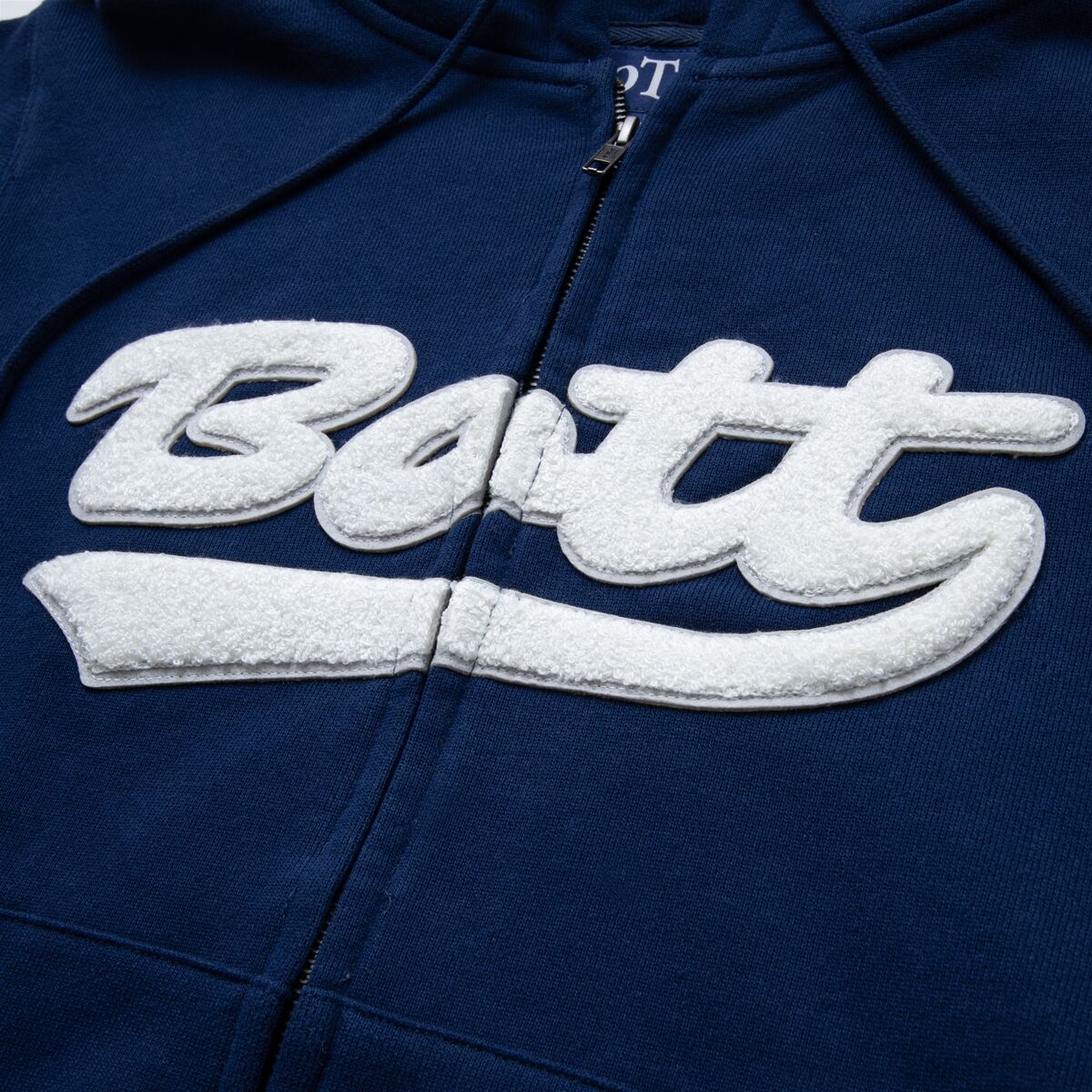 BoTT / SCRIPT LOGO ZIP HOODIE / NAVY