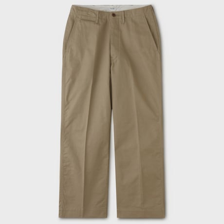 PHIGVEL MAKERS & Co. / OFFICER TROUSERS (WIDE) / KHAKI BEIGE