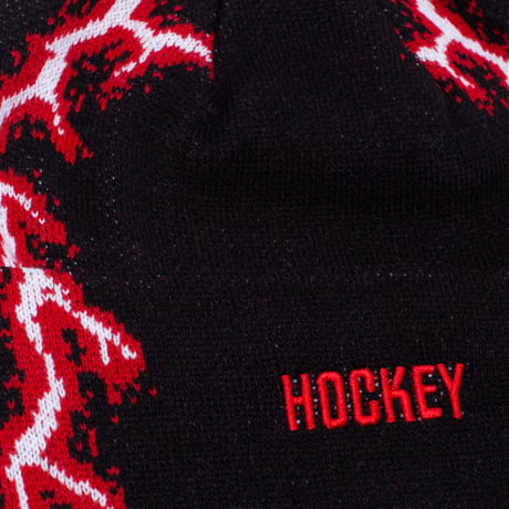 HOCKEY / HOCKEY LIGHTNING BEANIE / BLACK / RED