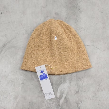 NOROLL / TWO FACE WASHI BEANIE / APRICOT