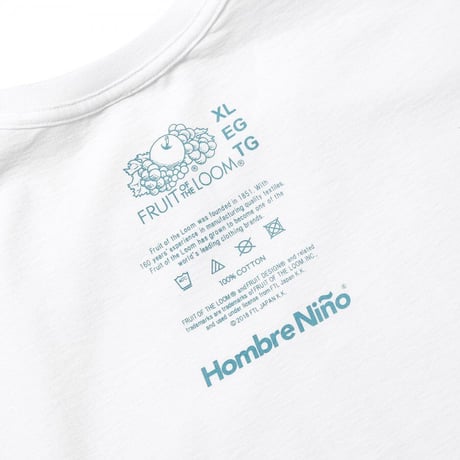 HOMBRE NINO / x FRUIT OF THE LOOM 2PACK TEE / WHITE