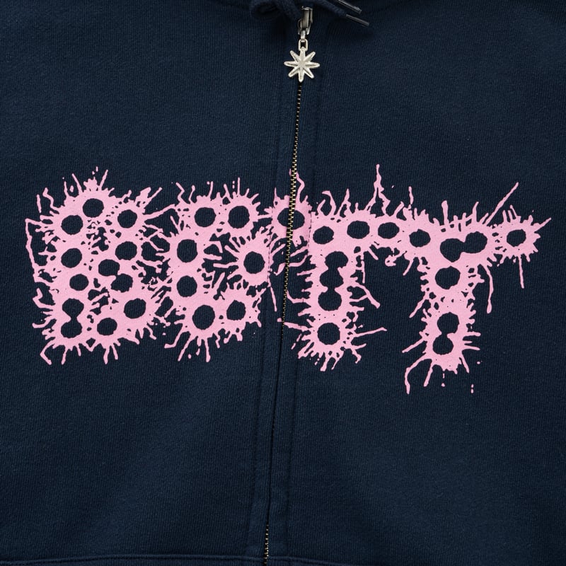 BoTT / BANG! LOGO ZIP HOODIE / NAVY | Sophomore