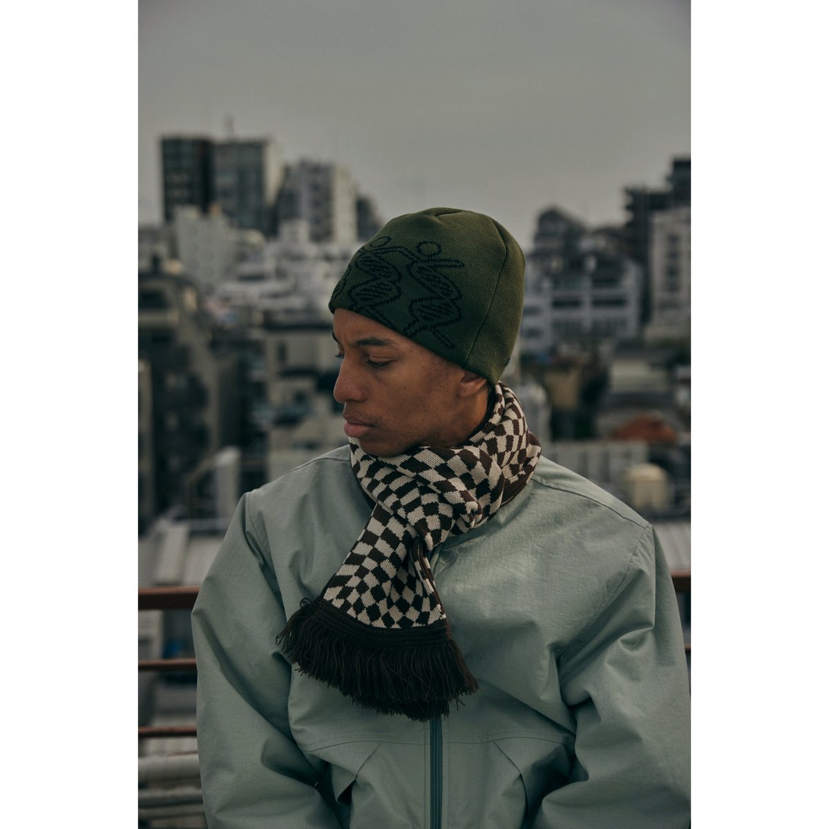 帽子 Dancing DNA Beanie COMFORTABLE REASON / DANCING DNA BEANIE / OLIVE