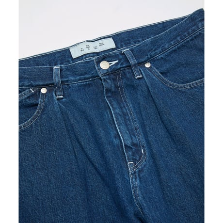 BAL / 12OZ STRAIGHT LEG 5P WASHED JEAN / WASHED BLACK