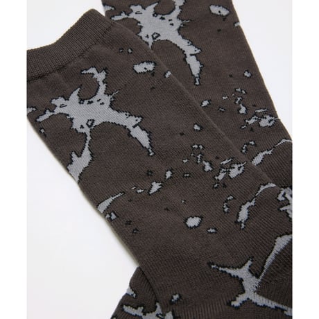 BAL / JACQUARD SOCKS / CHARCOAL