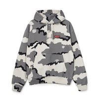BoTT / HEN-LEY NECK CAMO HOODIE / GREY