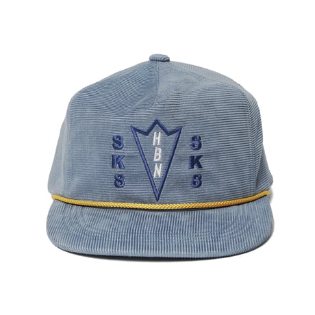 HOMBRE NINO / CORDUROY 5 PANEL CAP / BLUE