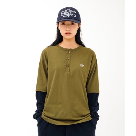 SOL soonerorlater / STEM LOGO MESH CAP / NAVY