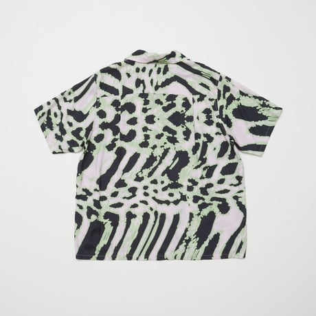 BAL / ACID ANIMAL RAYON SS SHIRT / GREEN