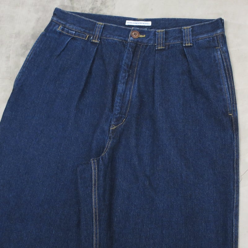 NOROLL / THICK WALK PANTS / BLUE DENIM | Sophomore