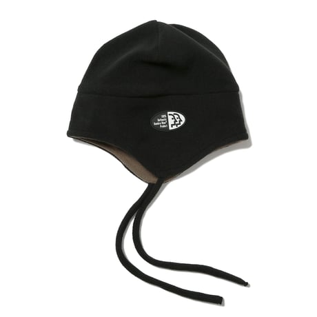 HOMBRE NINO / FLEECE EARMUFF BEANIE / BLACK