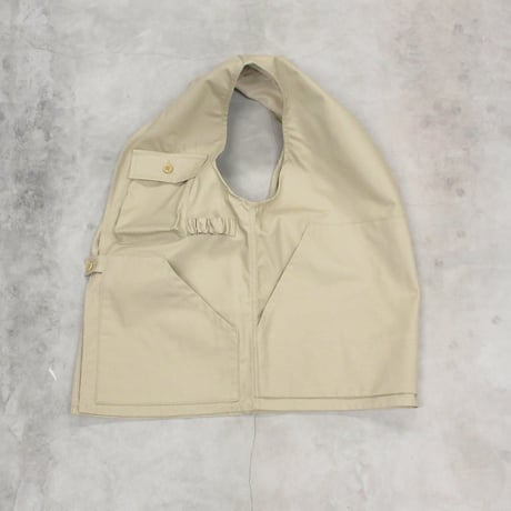 tone / MINIMAL WORK VEST / BEIGE