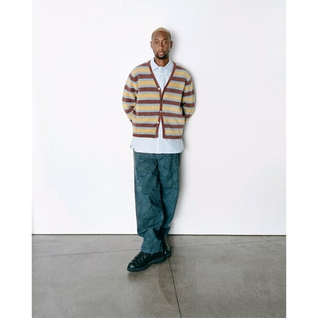 STUSSY / CANVAS VOLUME PLEATED TROUSER / NAVY