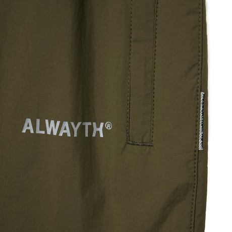 ALWAYTH / TRAINING JACKET ＆ PANTS SET / REFLECT PRINTED / OLIVE