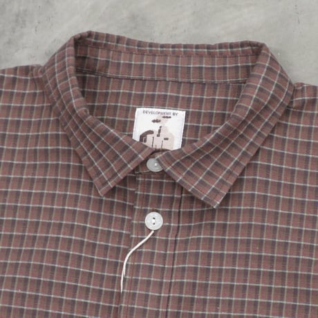 NOROLL / NORMAL PANAMA S/S SHIRT / PANAMA CHECK