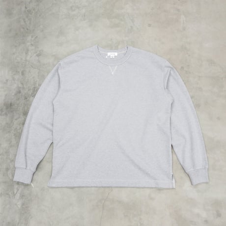 tone / BASIC GUSSET T SHIRT / ASH