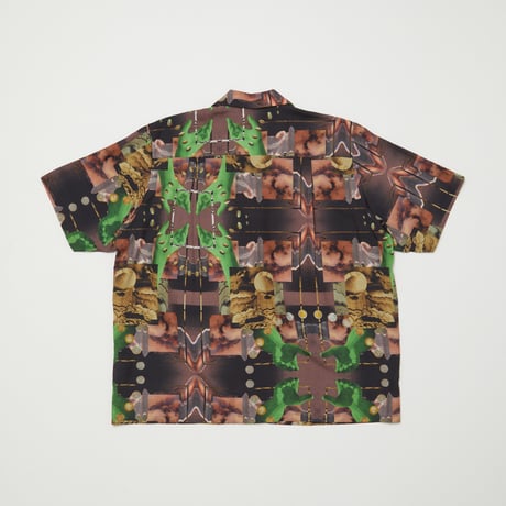 BAL / COLLAGE LYOCELL SS SHIRT / BLACK