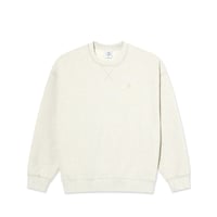 POLAR SKATE CO. / FRANKIE CREWNECK / IVORY GREY MELANGE