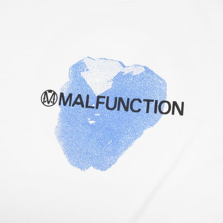 MALFUNCTION / TOURMALINE TEE / WHITE