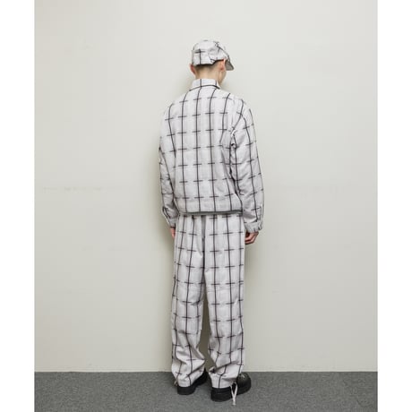 BAL / PLAID WIDE MOUNTAIN PANT / GRAY