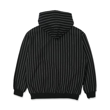 TRIBE WEAR / x MASTERPIECE SOUND MP BASIC ZIP UP HOODIE / BLACK STRIPE