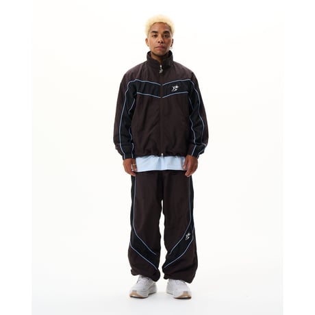 BoTT / PANELED TRACK JACKET / BROWN