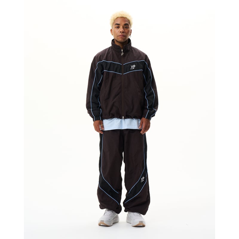 BoTT / PANELED TRACK JACKET / BROWN | Sophomore