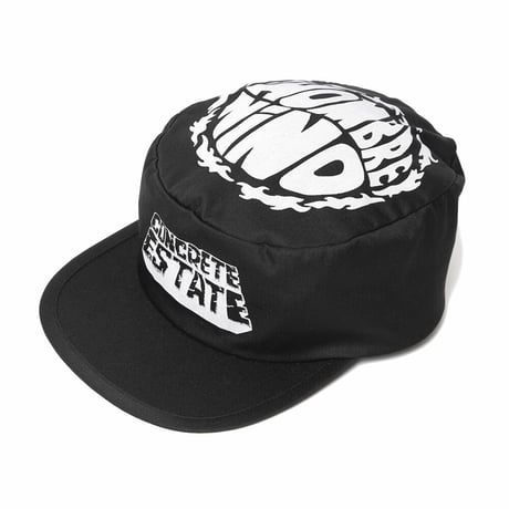 HOMBRE NINO / CONCRETE ESTATE LOGO CAP / BLACK