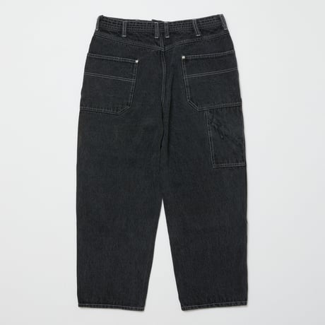 BAL / LOOSE FIT DENIM WORK PANT / BLACK