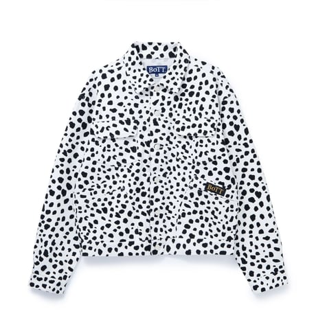 BoTT / DALMATIAN DENIM JACKET / WHITE
