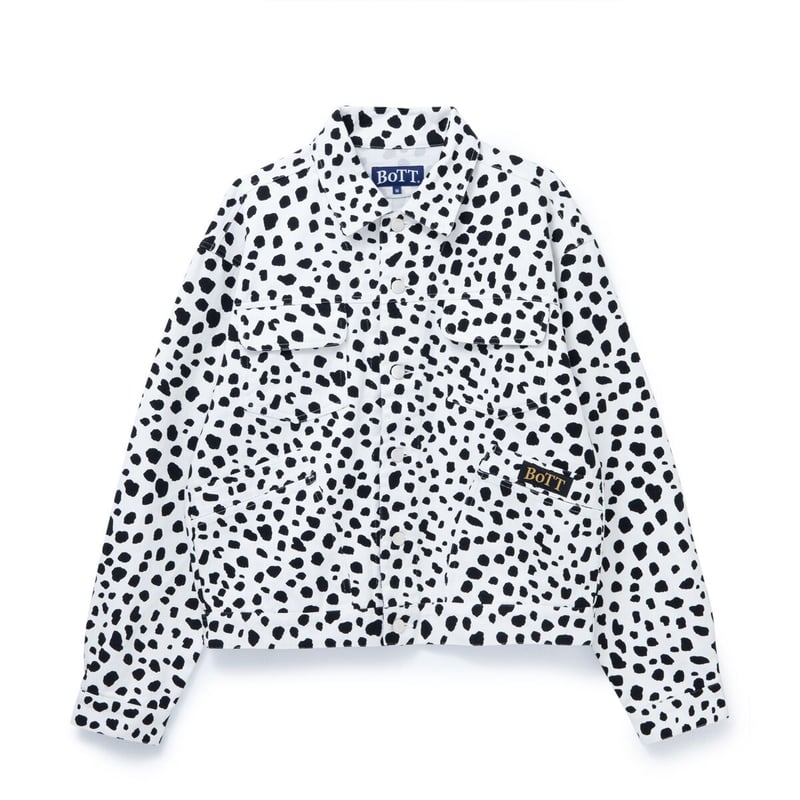 BoTT / DALMATIAN DENIM JACKET / WHITE | Sophomore BoTT / DALMATIAN DENIM JACKET / WHITE | Sophomore