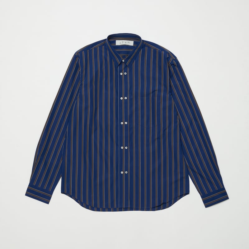 BAL / DOUBLE BUTTON SHIRT / NAVY | Sophomore