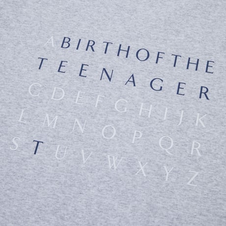 BoTT / ALPHABET TEE / ASH