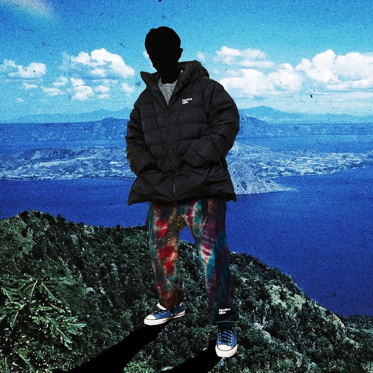Hombre Niño フード付きダウンジャケット ブラック オンブレニーニョ fit=scale-down,w=1200