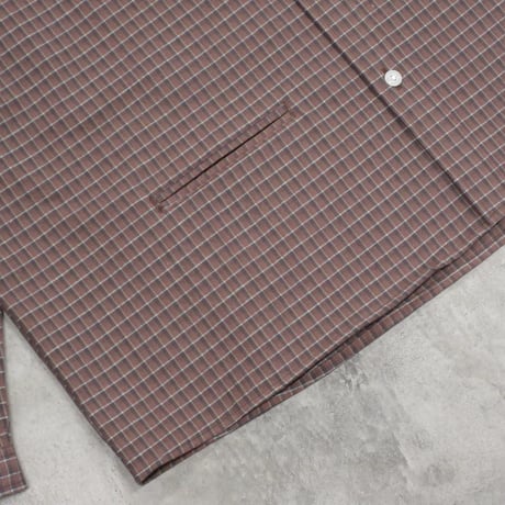 NOROLL / NORMAL PANAMA SHIRT / PANAMA CHECK