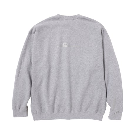 ALWAYTH / REFLECTIVE LOGO CREWNECK / HEATHER GRAY